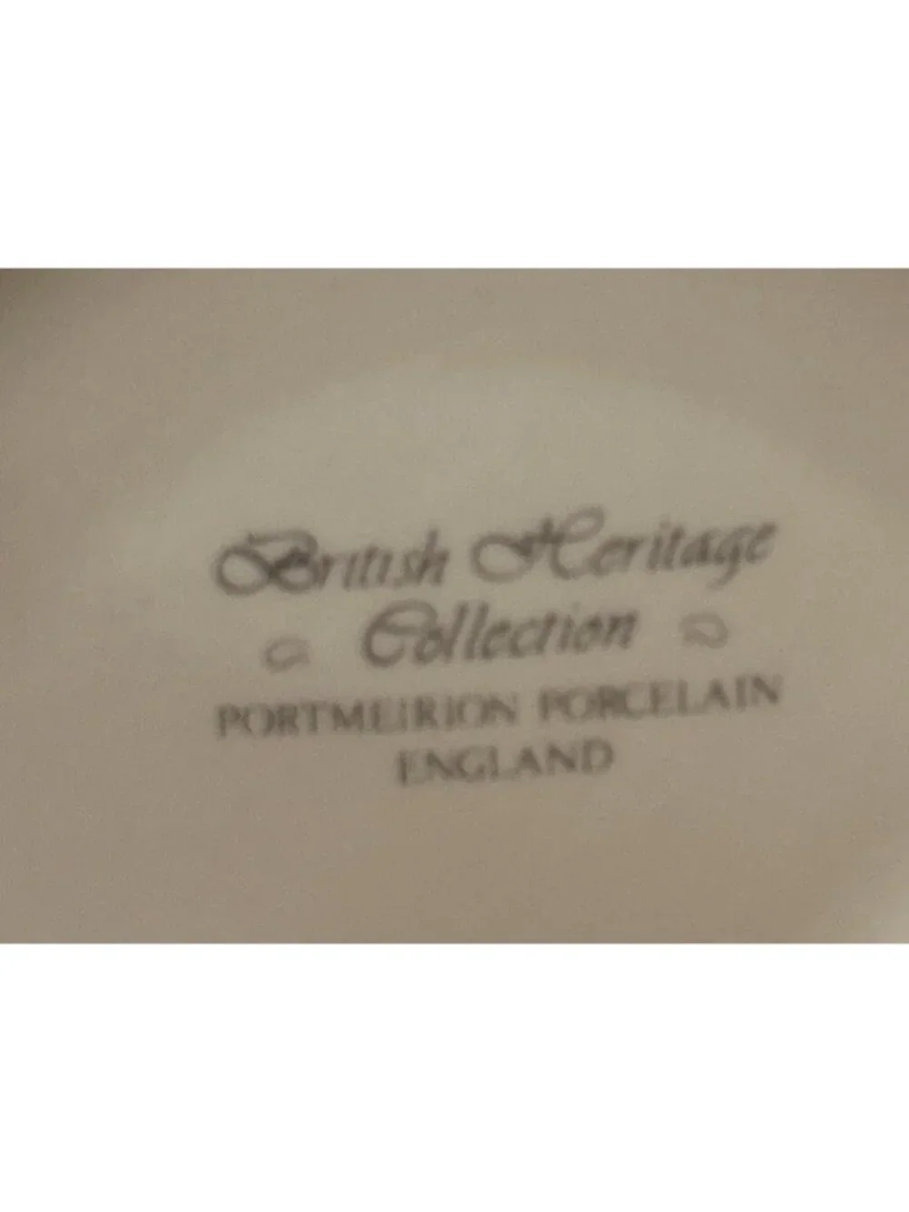 Portmeirion Porcelain British Heritage Collection Pitcher White Made in England